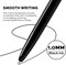 deli Pens Bulk, 50 Pack Retractable Ballpoint Pens, 1.0MM Black Ink,Smooth Writing, No Bleed, Comfortable Grip for Home,Office & School Use